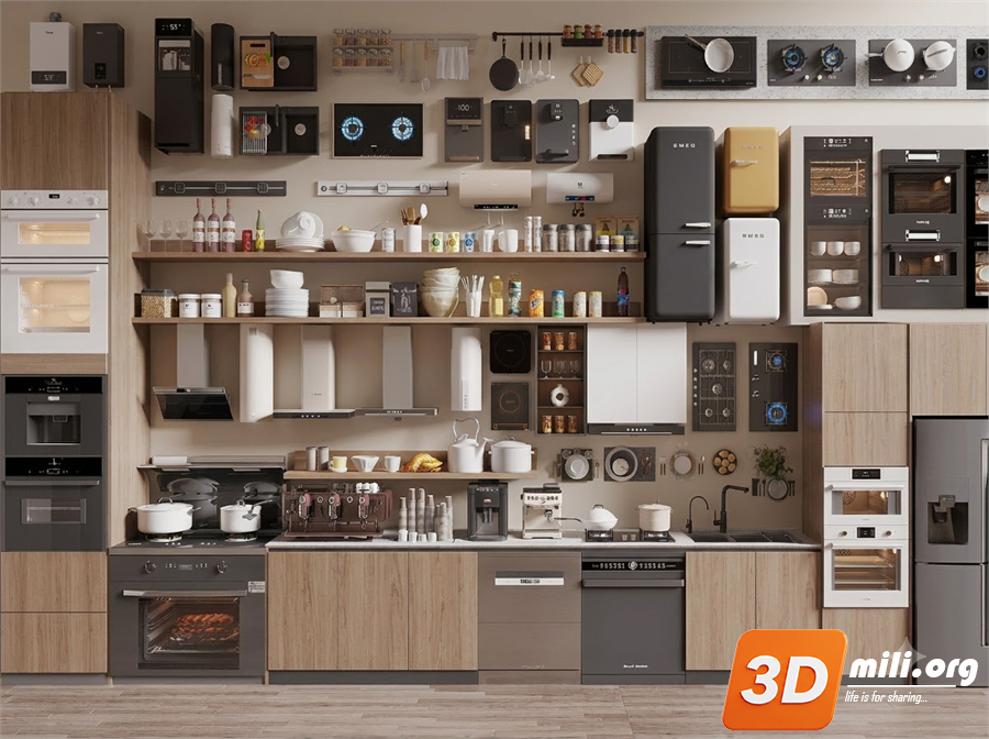 Kitchen appliance Skp Files 